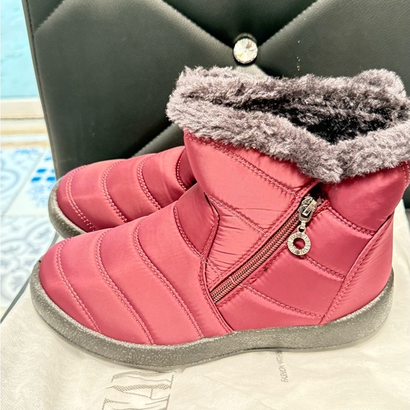 Dream Paris Women's purple or red wine Winter Boots. NWT. fast 🚚📦size 7.5 - Picture 14 of 16